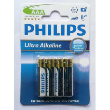 Батарейка Philips Ultra Alkaline LR03 4bl