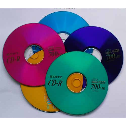 Купити CD-R Sony 700Mb Bulk50 48x Color