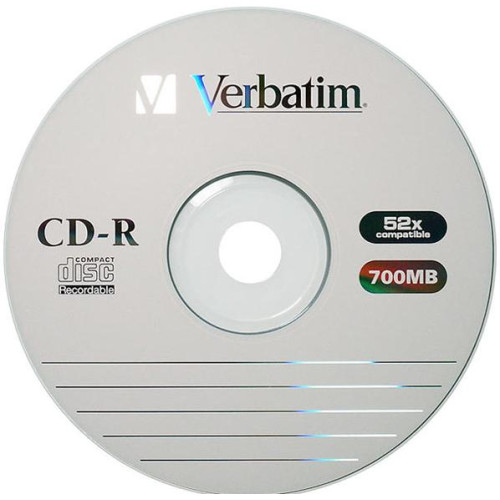 Купить CD-R Verbatim 700Mb Cake50 Extra