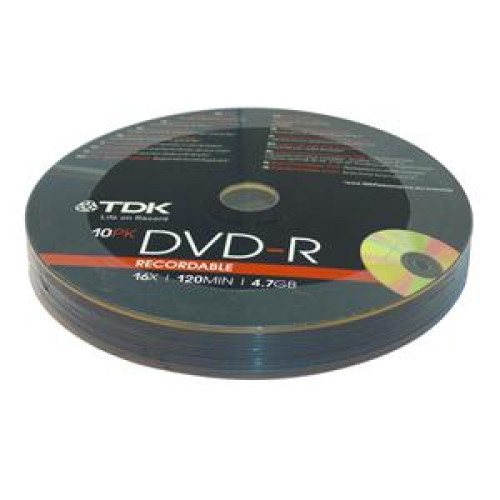 Купити DVD-R TDK 4.7GB Bulk10 16x