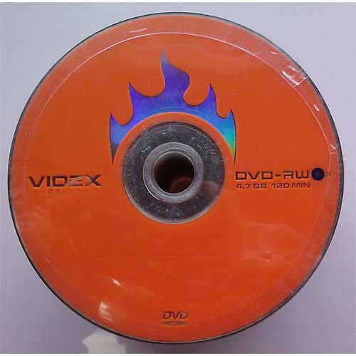 Купить DVD-RW Videx 4.7Gb Bulk50 4x