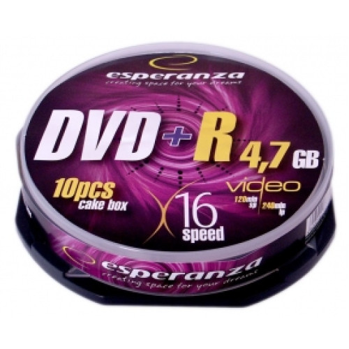Купити DVD+R Esperanza 4.7GB Cake10 8x