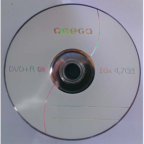 Купити DVD+R Omega 4.7GB Bulk50 16x