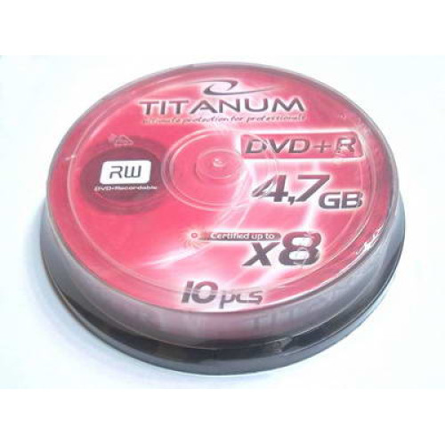 Купити DVD+R Titanum 4.7Gb Cake10 8x