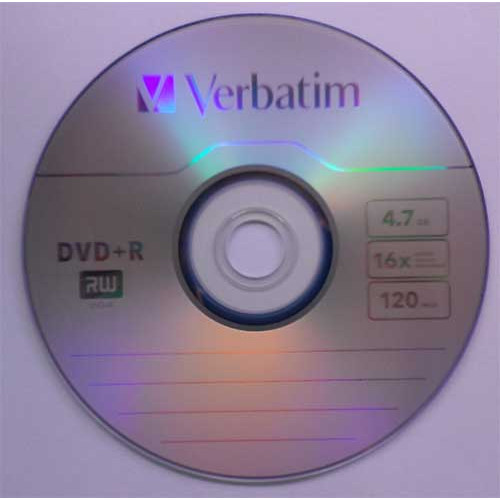 Купити DVD+R Verbatim 4.7GB Cake50 16x #43815
