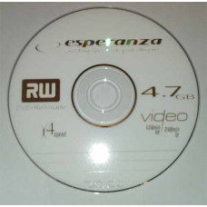 DVD+RW Esperanza 4.7GB Bulk50 4x