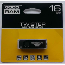 Flash Goodram 16GB Twister Black clip