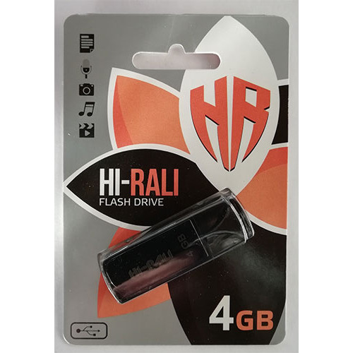 Купить Flash Hi-Rali USB 4GB Taga Series Black