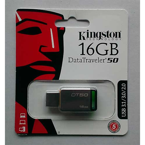 Купити Flash Kingston 16GB DT 50 USB 3.0