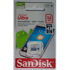 micro-SDHC Card Sandisk 32GB Class10 UHS-1
