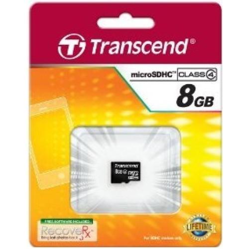 Купити micro-SDHC Card Transcend 8GB Class4