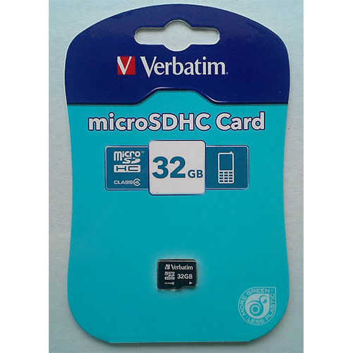 Купити micro-SDHC Card Verbatim 32GB Class4 без SD