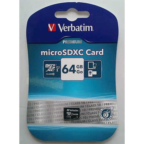 Купити micro-SDXC Card Verbatim 64GB Class10 UHS-I