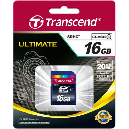 Купити SDHC Card Transcend 16GB Class 10