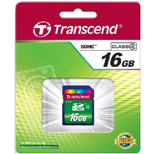 Купити SDHC Card Transcend 16GB Class 4