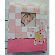 Фотоальбом Gedeon 10x15x200 Checker-2 розовый